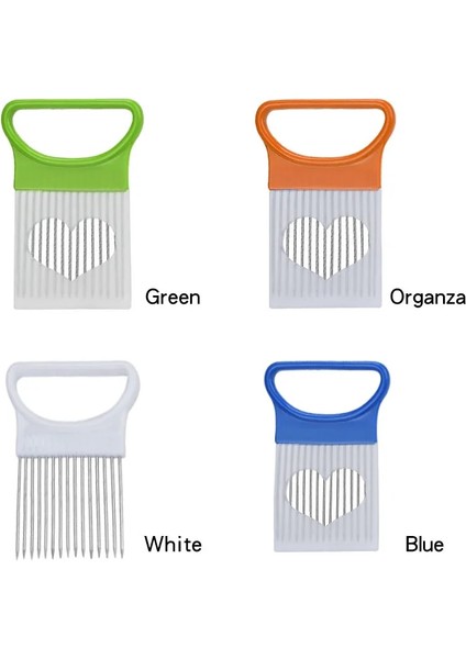 Yeşil Stil Soğan Tutucu Dilimleme Kesici Paslanmaz Çelik Doğrayıcı Domates Sebze Limon Patates Kesici Dilimleme Mutfak Çalışanı Için Pişirme Araçları (Yurt Dışından) indirimleri