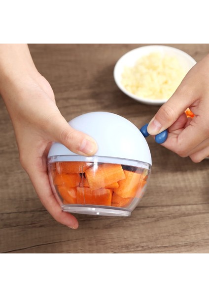 Pembe Tarzı Çok Işlevli Sebze Doğrayıcı Et Mini Sarımsak Kesici Makinesi Mutfak Değirmeni Manuel Blender Soğan Öğütücü Kırıcı Rende Kutusu (Yurt Dışından) fırsatları