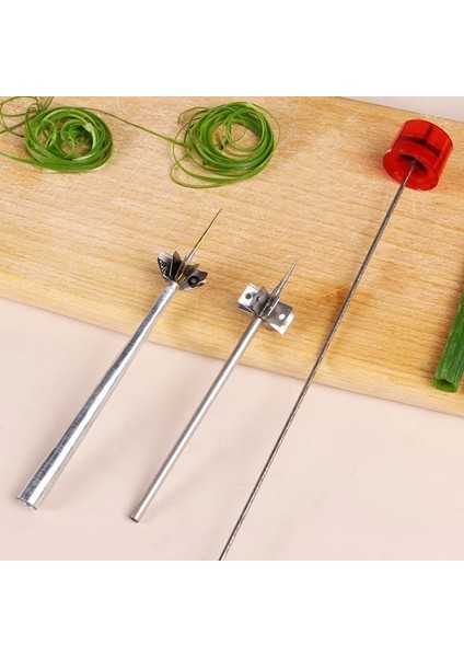 Paslanmaz Çelik Tarzı Paslanmaz Çelik Erik Çiçeği Soğan Kesici Süper Ince Yeşil Soğan Rendelenmiş Kesici Dilimleme Mutfak Aletleri Aksesuarları Malzemeleri (Yurt Dışından) indirimleri
