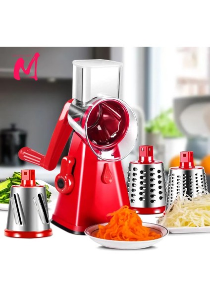 Yeşil B Stili Manuel Sebze Kesici Dilimleme Mutfak Aksesuarları Çok Fonksiyonlu Yuvarlak Döndürme Dilimleme Patates Peynir Mutfak Aletleri (Yurt Dışından) fırsatları