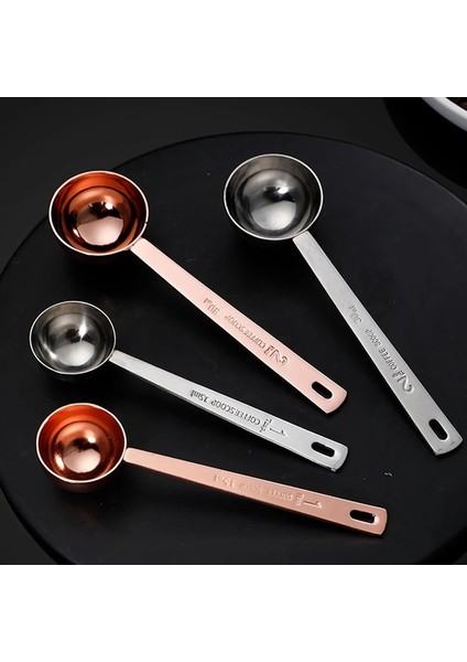 30ML Gümüş- Bir Stil Kahve Kaşığı Paslanmaz Çelik Ölçü Kaşığı Kahve Kaşığı Gümüş Altın Süt Tozu Ölçü Kaşığı Çay Kahve Aksesuarları ml (Yurt Dışından) fırsatları
