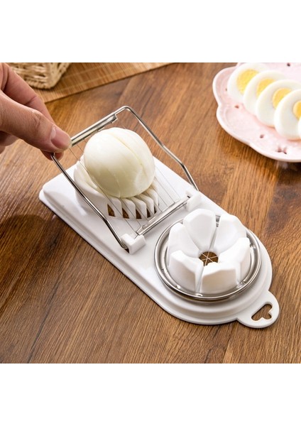 Bir Stil Çok Fonksiyonlu Yumurta Kesici Paslanmaz Çelik Kesme Yumurta Dilimleme Tel Mutfak Aksesuarları Dilimleme Aletleri Pişirme Araçları (Yurt Dışından)