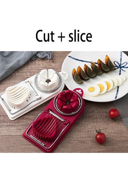 Renk Rastgele Stili Çok Fonksiyonlu Yumurta Kesici Paslanmaz Çelik Kesme Yumurta Dilimleme Dilimleme Aletleri Mutfak Aksesuarları (Yurt Dışından) fiyatları