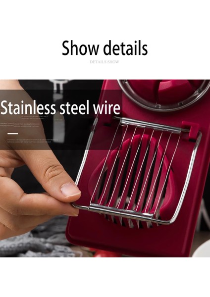 Renk Rastgele Stili Çok Fonksiyonlu Yumurta Kesici Paslanmaz Çelik Kesme Yumurta Dilimleme Dilimleme Aletleri Mutfak Aksesuarları (Yurt Dışından) modelleri