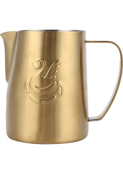 Açık Altın Tarzı 600ML ml Elegant Swan Paslanmaz Çelik Kahve Sürahi Süt Köpürtme Fincan Krema Makinesi Barista Craft Espresso Latte Art Sürahi Aracı (Yurt Dışından)