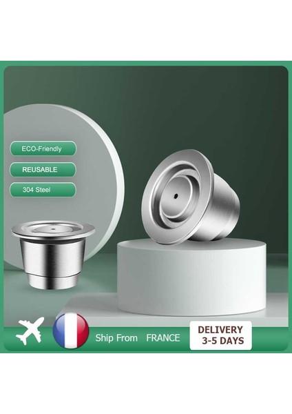 1 Kaspul Stili Icafilas Krem Doldurulabilir Kahve Kapsülü Nespressodolce Gusto Pod Için Paslanmaz Çelik Kahve Filtresi Yeniden Kullanılabilir Kahve Gereçleri (Yurt Dışından) fırsatları
