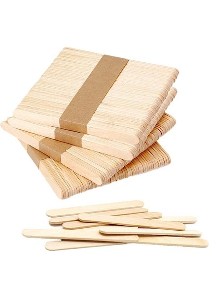 Resim 2 Tarzı Olarak Pcsset Dondurma Çubukları Doğal Ahşap Pop Buzlu Şeker Çubukları Uzunluk Ahşap El Sanatları Dondurma Çubukları Popsicl Accesorios (Yurt Dışından)