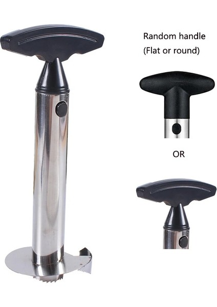 Siyah Stil Paslanmaz Çelik Ananas Dilimleme Ananas Soyucu Ananas Tart Soyucu Kesici Kolay Ev Aletleri Mutfak Aletleri Aksesuarları (Yurt Dışından)