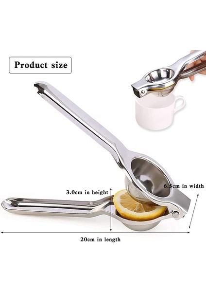 Resim Gösterilen Stil Olarak Limon Sıkacağı El Manuel Paslanmaz Çelik Meyve Sıkacağı Macine Pres Mutfak Aletleri Mini Blender Mutfak Aletleri Limon Queezer (Yurt Dışından) fiyatları