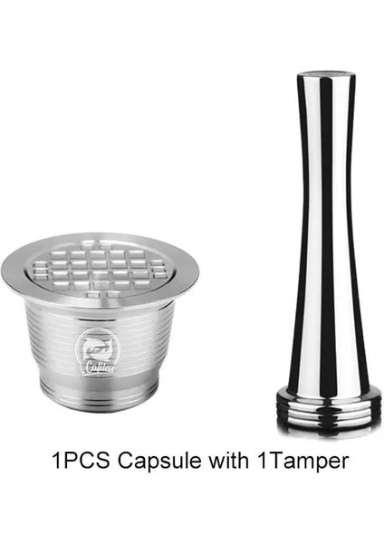 1 Kapsül 1 Kurcalama Stili Icafilas Stianless Metal Doldurulabilir Yeniden Kullanılabilir Kahve Kapsül Kaşığı, Nespresso Kapsül Için Klipsli Sabotaj (Yurt Dışından)