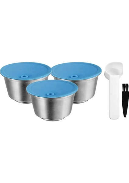 3c Tarzı Recafımıl Dolce Gusto Dolum Pod Için Yeniden Kullanılabilir Kahve Kapsülü Paslanmaz Çelik Filtre Fincan Nescafe Kahve Makinesi Krema Makinesi (Yurt Dışından)