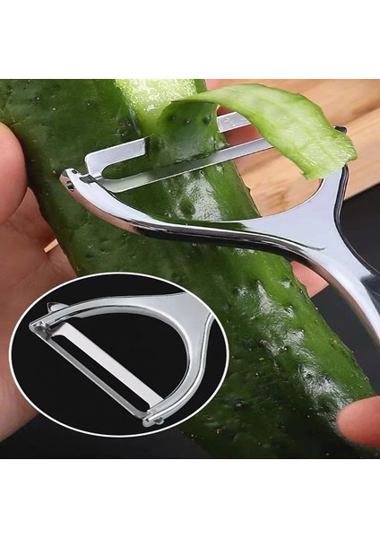 Kalp Tarzı Mutfak Aksesuarları Paslanmaz Çelik Sebze Soyucu Portakal Limon Kokteylleri Için Narenciye Soyucu - Havuç ve Patates Soyucu (Yurt Dışından) modelleri