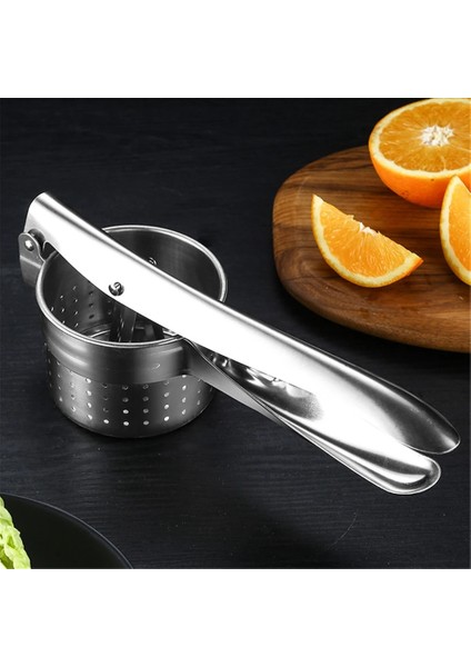 Küçük Bir Stil 304 Paslanmaz Çelik Manuel Meyve Sıkacakları Sebze Kurutucu Sarımsak Ezici Taşınabilir Blender Kichen Aksesuarları (Yurt Dışından) indirimleri