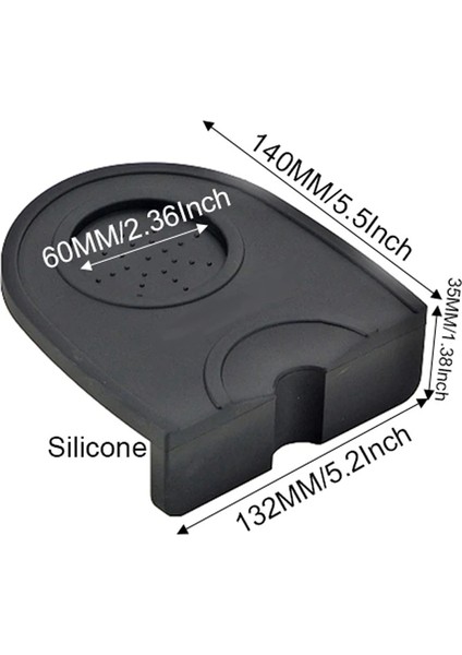 Tek Silikonlu Mat Stili 51MM Dipsiz Portafilter Profesyonel Kahve Espresso Makinesi Kolu, Dozaj Halkalı Kahve Aletleri Köpürtme Sürahi Ölçeği (Yurt Dışından)