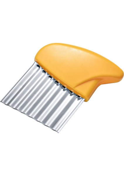 Sarı Stil Paslanmaz Çelik Patates Cipsi Dilimleme Hamur Sebze Meyve Kırışık Dalgalı Dilimleme Bıçağı Patates Kesici Doğrayıcı Fransız Fry Maker Araçları (Yurt Dışından)