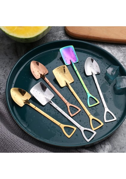 KFS002M2PCOPP Stili 2020 Moda Kahve Kaşığı Dondurma Tatlı Kaşığı Retro Sevimli Yuvarlak Kafa Kaşık Mutfak Gadget Dekorasyon Mutfak Bar Eşyaları (Yurt Dışından)
