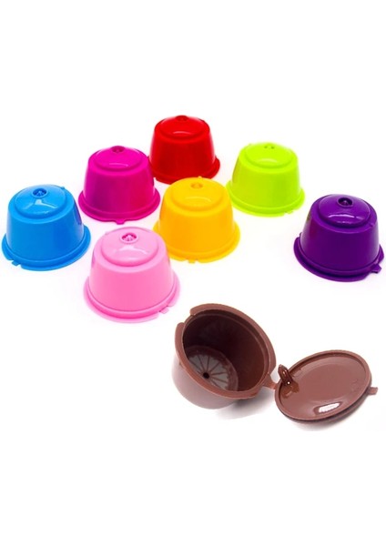Açık Yeşil Tarzı Dolce Gusto Modelleri Için Yeniden Kullanılabilir Kahve Kapsülü Doldurulabilir Filtreler Sepetler Pod Yumuşak Tat Tatlı Dolum Filtresi Kahve Gereçleri Hediye (Yurt Dışından) fiyatları