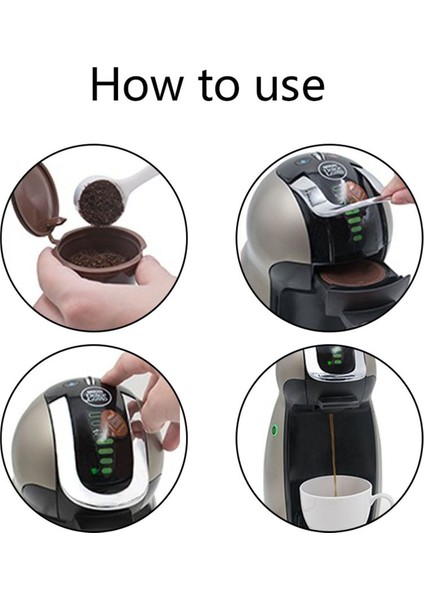 2 Adet Kahverengi Tarzı Adet Yeniden Doldurulabilir Sihirli Kahve Kapsülü Nescafe Dolce Gusto Nespresso Kahve Makinesi Makineleri Için Kapsül Tutacağı (Yurt Dışından) fiyatları