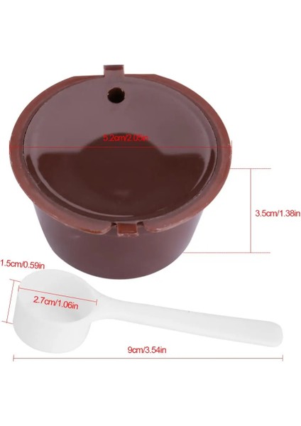 2 Adet Kahverengi Tarzı Adet Yeniden Doldurulabilir Sihirli Kahve Kapsülü Nescafe Dolce Gusto Nespresso Kahve Makinesi Makineleri Için Kapsül Tutacağı (Yurt Dışından) fırsatları