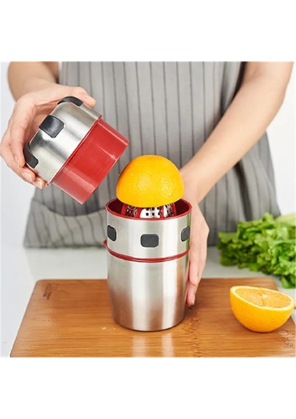 B Tarzı Güçlü Paslanmaz Çelik Portakal Sıkacağı Taşınabilir Manuel Kapak Döndürme Narenciye Sıkacağı Limon Portakal Mandalina Suyu Sıkacağı (Yurt Dışından) fiyatları