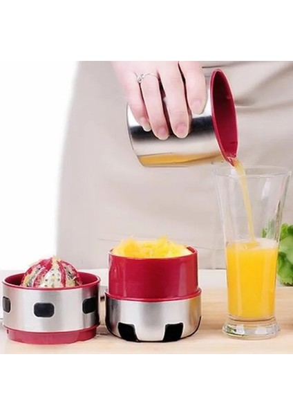 B Tarzı Güçlü Paslanmaz Çelik Portakal Sıkacağı Taşınabilir Manuel Kapak Döndürme Narenciye Sıkacağı Limon Portakal Mandalina Suyu Sıkacağı (Yurt Dışından) modelleri