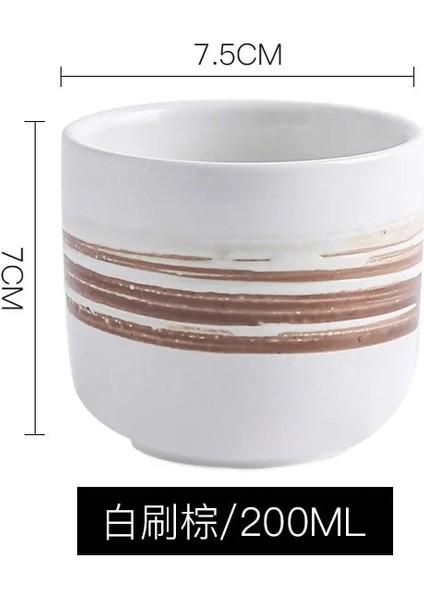 C Stili 200ML 200ML Sevimli Yaratıcı Japon Ham Çömlek Süt Bardağı Alev Fırın Seramik Kupalar Kahve Fincanları Ikindi Çay Bardağı Tazas Ales (Yurt Dışından)