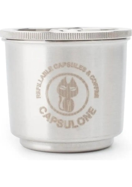 1 Kaspul Stili Capsulone Metal Paslanmaz Çelik Doldurulabilir Yeniden Kullanılabilir Kapsül Pod Illy Kahve Makinesi Için Uygun (Yurt Dışından)