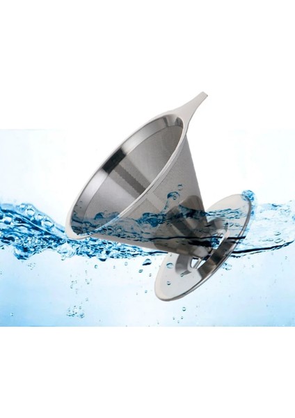 Stand Stili ile Çift Katmanlı Paslanmaz Çelik Kahve Filtre Tutucu Kahveler Üzerine Dökün Damlatıcı Mesh Kahve Çay Filtre Sepeti Araçları (Yurt Dışından) fiyatları