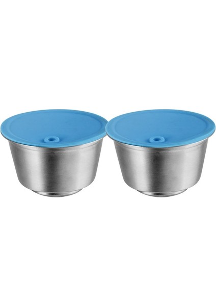 2 Kapsül Tarzı Icafilas Paslanmaz Çelik Metal Yeniden Kullanılabilir Dolce Gusto Kahve Kapsülü Nescafe Makinesi ile Uyumlu Doldurulabilir Filtre Damlatıcı (Yurt Dışından) fiyatları