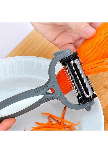 Turuncu Tarzı Çok Fonksiyonlu 360 Derece Döner Mutfak Aracı Sebze Meyve Patates Havuç Soyucu Rende Kesici Dilimleme Kavun Gadget Mutfak Için (Yurt Dışından)