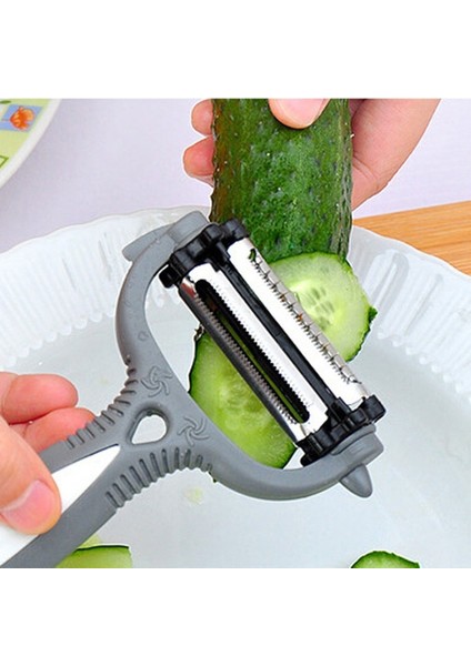 Turuncu Tarzı Çok Fonksiyonlu 360 Derece Döner Mutfak Aracı Sebze Meyve Patates Havuç Soyucu Rende Kesici Dilimleme Kavun Gadget Mutfak Için (Yurt Dışından)