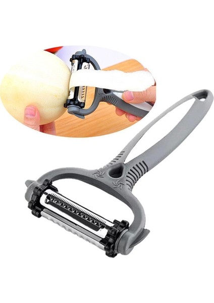 Turuncu Tarzı Çok Fonksiyonlu 360 Derece Döner Mutfak Aracı Sebze Meyve Patates Havuç Soyucu Rende Kesici Dilimleme Kavun Gadget Mutfak Için (Yurt Dışından)