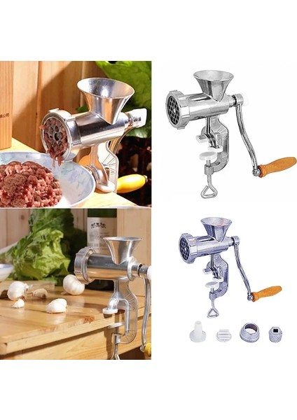 A5 Stili Çok Fonksiyonlu Mutfak Çok Fonksiyonlu El Krank Et Kıyma Sosis Erişte Öğütücü Kıyma Makinesi Manuel Ev Aracı (Yurt Dışından) modelleri