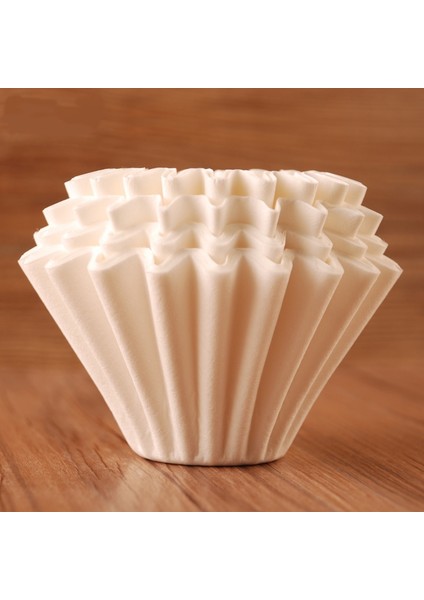 1-2 Fincan Tarzı Feic Sepet Kahve Filtreleri Ağartıcısız Çevre Filtre Kağıdı Barista Için Damla Kahve Için Doğal Kahverengi (Yurt Dışından)