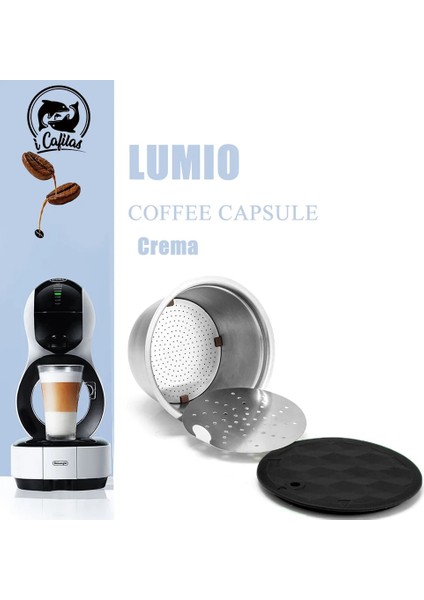 Ordu Yeşili Tarzı Dolce Gusto Paslanmaz Çelik Krema Filtresi Için Yeniden Kullanılabilir Kahve Kapsül Sepeti EDG616 Damla Kahve Makinesi Için Doldurulabilir Pod (Yurt Dışından) indirimleri