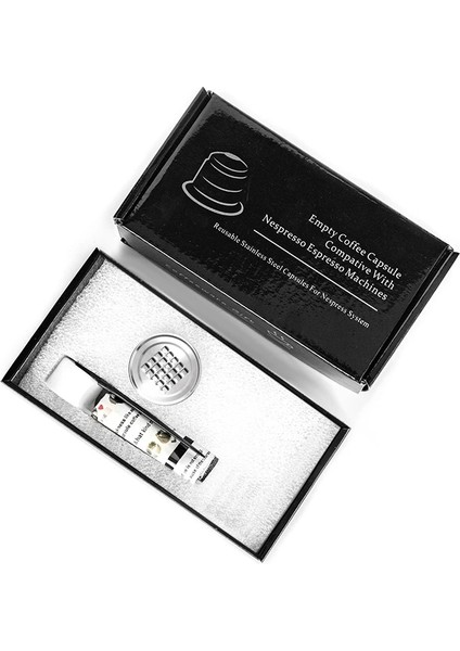 1 Kapsül Stili Nespresso Doldurulabilir Kapsül Yeniden Kullanılabilir Kahve Filtresi Damlatıcı Çelik Nespresso Kahve Makinesi Kapsül De Cafe Yeniden Kullanılabilir (Yurt Dışından)