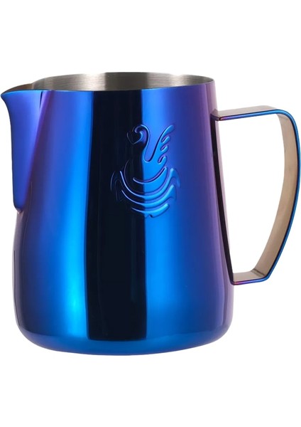 Açık Mavi Tarzı 400ML ml Elegant Swan Paslanmaz Çelik Kahve Sürahi Süt Köpürtme Fincan Krema Makinesi Barista Craft Espresso Latte Art Sürahi Aracı (Yurt Dışından)