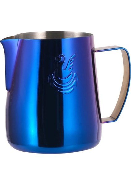 Açık Mavi Tarzı 400ML ml Elegant Swan Paslanmaz Çelik Kahve Sürahi Süt Köpürtme Fincan Krema Makinesi Barista Craft Espresso Latte Art Sürahi Aracı (Yurt Dışından) modelleri