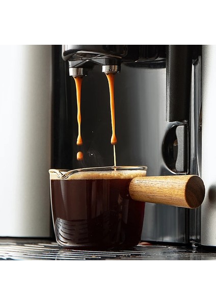 2 Boyutlu Stil Seti Mini Cam Süt Fincan Kreması Sürahi Küçük Cam Kahve Süt Sürahi Espresso Fincan Sirke Sos Fincan Ahşap Saplı Cam Sos Tekne (Yurt Dışından) indirimleri