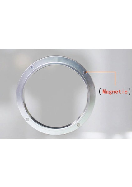 Açık Sarı Stil 58 mm Recafımı mm Alüminyum Akıllı Megnetic Delonghi Dozaj Halkası Bira Kase Kahve Tozu Barista Huni Portafilter (Yurt Dışından)
