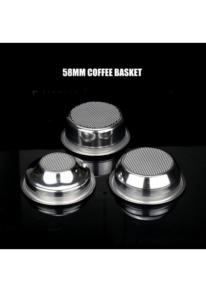 2 Bardak Sepet Tarzı Kahve Makinesi Için Bardak Filtre Değiştirme Sepeti E61 Dipsiz Portafilter Kahve Makinesi Espresso Makinesi Parçaları (Yurt Dışından)