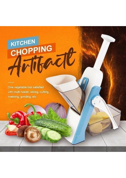 Gri Tarzı Çok Fonksiyonlu Manuel Sebze Dilimleme Katlanabilir Rende Dilimleme Kesme Meyve Patates Kızartması Mutfak Doğrama Artefakt Rende Alet Seti (Yurt Dışından) fiyatları