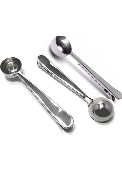 3 Kaşık Ss Stili Paslanmaz Çelik Kahve Kaşığı Çok Işlevli Klipsli Kahve Çay Ölçü Kaşığı 1 Bardak Öğütülmüş Kahve Ölçü Kaşığı (Yurt Dışından) fiyatları