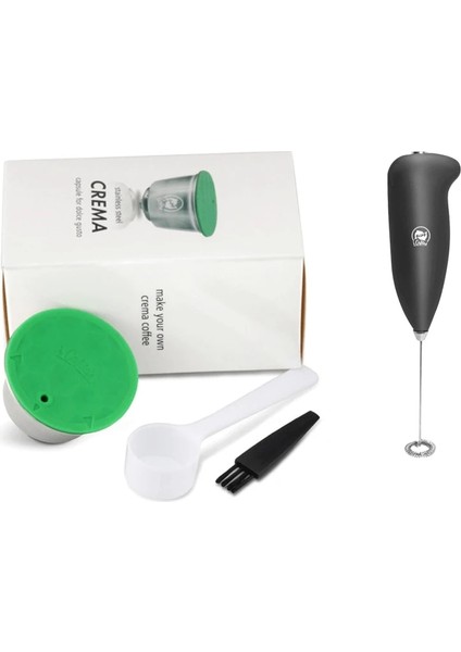 1metal 1köpürtücü Tarzı Dolce Gusto Için Paslanmaz Çelik Kahve Kapsülü Doldurulabilir Yeniden Kullanılabilir Nescafe ile Uyumlu Dolce Gusto Yeniden Kullanılabilir Kahve Filtreleri (Yurt Dışından)