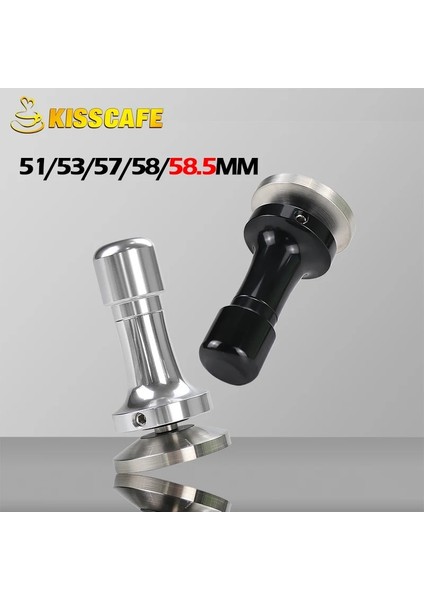 1 Adet Düz Taban Stili 58 mm .5mm Esneklik Ayarlanabilir Kahve Tampe Paslanmaz Çelik Alüminyum Saplı Basınç Pres Çekiç Cafe Aksesuarı (Yurt Dışından) fırsatları
