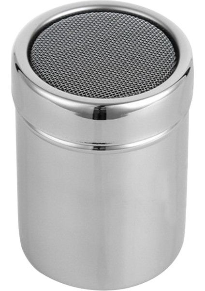 Beyaz Stil Sıcak Paslanmaz Çelik Çikolata Çalkalayıcı Kakao Unu Pudra Şekeri Tozu Kahve Elek Kapaklı Çalkalayıcı Pişirme Araçları Kahve Aksesuarları (Yurt Dışından)