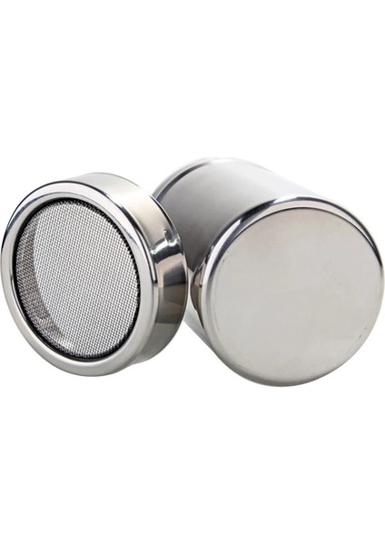 Beyaz Stil Sıcak Paslanmaz Çelik Çikolata Çalkalayıcı Kakao Unu Pudra Şekeri Tozu Kahve Elek Kapaklı Çalkalayıcı Pişirme Araçları Kahve Aksesuarları (Yurt Dışından) modelleri