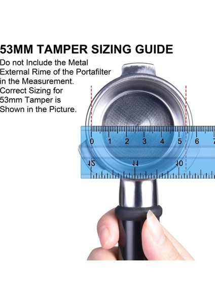 Tamper Mat-Size M Stili Kalibre Edilmiş Espresso Kahve Tamper 30LB Yaylı Elastik Kahve Sabotaj Alüminyumahşap Paslanmaz Çelik Kahve Tozu Çekiç (Yurt Dışından) modelleri