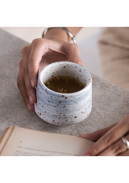Ben Stil Seramik Sofra 200ML Kahve Fincanı Iskandinav Tarzı Taşınabilir Çay Fincanı Yaratıcı Küçük Su Bardağı Süt Bardakları Çay Seti (Yurt Dışından)