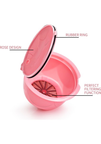 Açık Sarı Stil Yeniden Kullanılabilir Dolci Gusto Damlatıcı Nescafe Dolce Gusto Rose Kahve Kapsül Filtreleri Için Doldurulabilir Çay Sepetleri (Yurt Dışından) modelleri